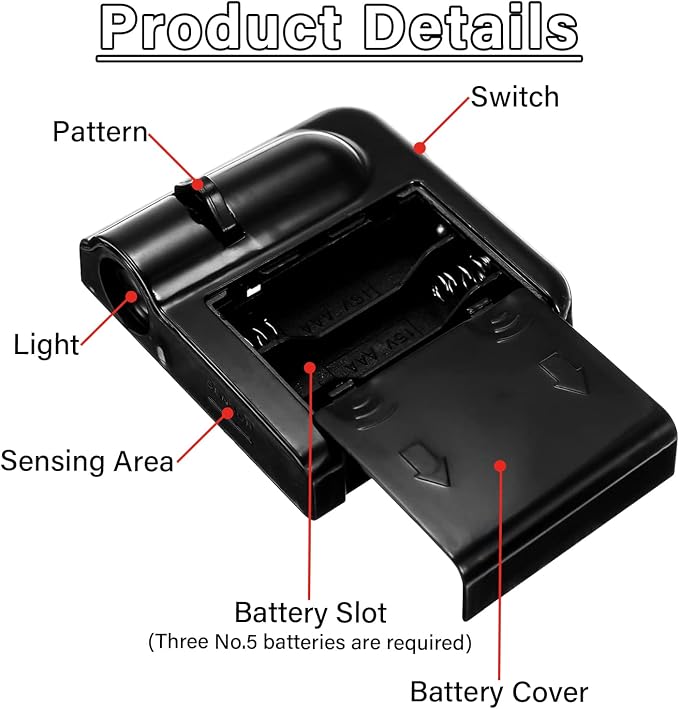 2PCS Car Door Lights Projector, Skeleton Fingers Car Door Projector Lights, Skeleton Car Accessories, Suitable for All Vehicles