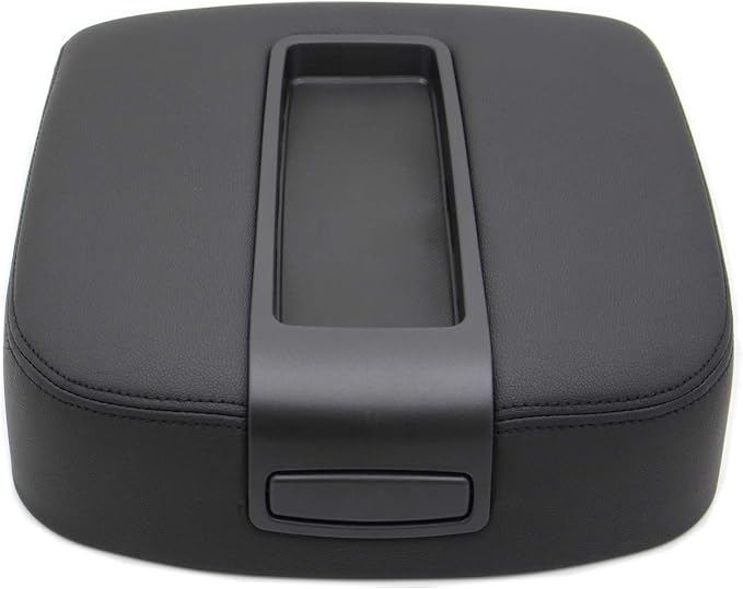 Black Armrest Cover Center Console Lid for Chevy Avalanche Silverado Tahoe GMC Yukon XL Sierra 2007-2013