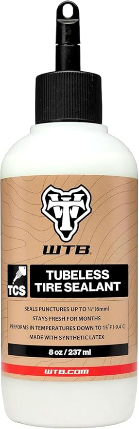 WTB Tubeless Bike Tire Sealant (4 oz to 1 Gallon) - Quick Seal for Punctures up to 6mm - All Conditions
