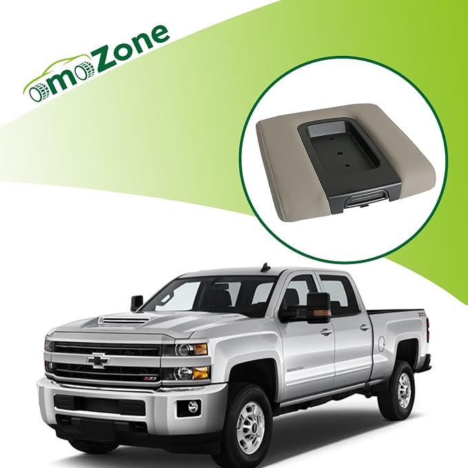 Front Seat Center Console Armrest Lid Beige Compatible with 2014-2019 Chevrolet Chevy Silverado Suburban Tahoe GMC Sierra Yukon XL Replaces 22881398