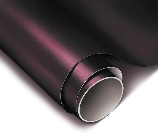 ColorFusion PPF by VViViD, Matte Stealth Cosmic Purple Dry Apply PPF Vinyl Car Wrap Roll 1ft x 5ft