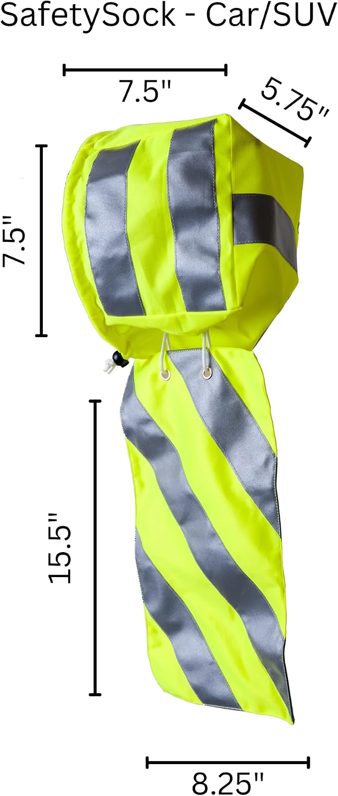 Warning Safety Device - DOT Approved Reflective Emergency Roadside for Breakdown - Increased Roadside Visibility – Convenient/Easy to Use (Car/SUV)