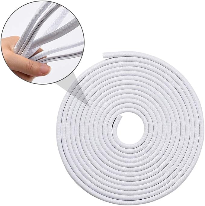 Garneck Car Door Edge Guards Rubber U Shape Edge Trim Seal Strips Protector Car Door Edge Protection for Auto Vehicle 10M