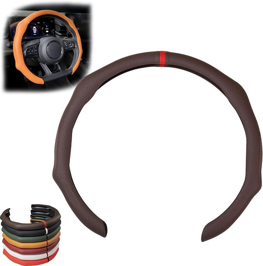 Breathable Non-Slip Ultra-Thin Steering Wheel Cover,Car Steering Wheel Cover Wheel Cover Protector,Atmungsaktive, rutschfeste und ultradünne Lenkradabdeckung