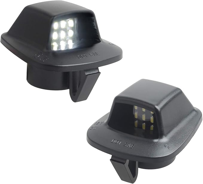LED License Plate Light Replacement Compatible with Dodge Dakota 1997-2011 Pickup Truck, 6000K White, Pack of 2