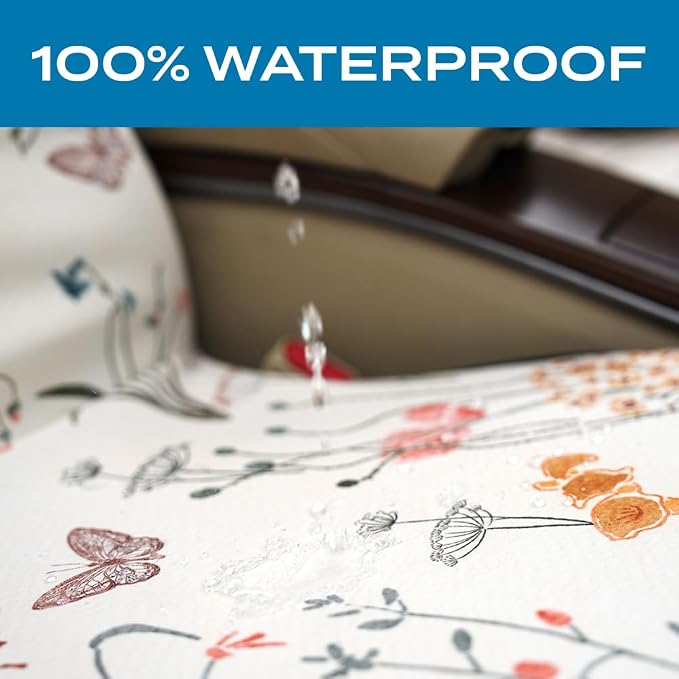 Boho Car Seat Covers Cute - 2PCS Waterproof Front Seat Covers with Car Drying Towel, Airbag Compatible, Universal Fit for Most Vehicle Car Seat Protector for Women SUV Sedans Truck