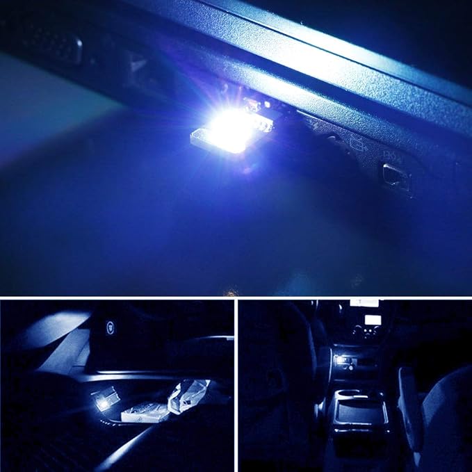 iJDMTOY Touch Control RGB Multi-Color USB Plug-in Miniature/Nano LED Car Interior Ambient Accent Lighting Kit