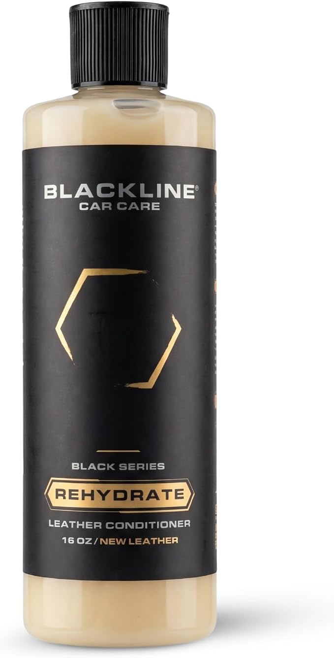 Blackline Car Care - Leather Rehydrate, Leather Conditioner for All Leather - Cars, Furniture, Shoes, and Purses - 16 fl OZ