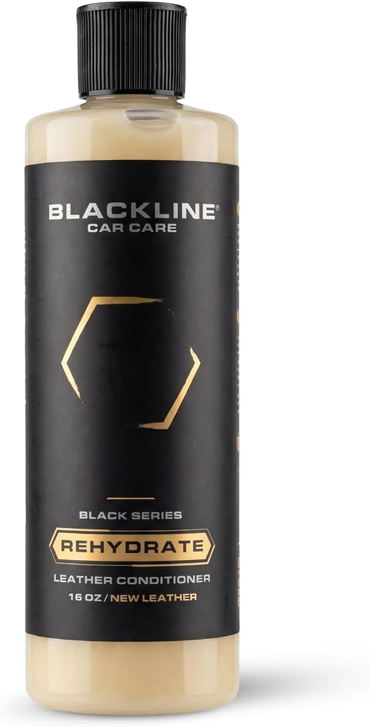 Blackline Car Care - Leather Rehydrate, Leather Conditioner for All Leather - Cars, Furniture, Shoes, and Purses - 16 fl OZ