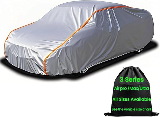 Waterproof Sport Car Cover Small Outdoor Car Cover for Automobiles All Weather Waterproof for All Weather Inner Soft Sport Car 163" to 178"