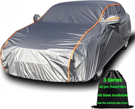 Station Wagon Car Covers Waterproof All Weather,Mini Van Cover,Rain UV Protection Inner Cotton,Fit Wagon 178" to 191"