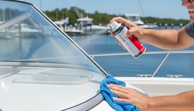 Shurhold Serious Shine Quick Detailer – All-Surface Spray Polish with UV Protection - 14 oz