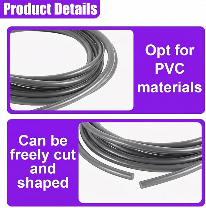 16Ft (5M) Car Door Edge Protector (Gray-5M) | Self-Adhesive Scratch Resistant U Shape Door Edge Guard Decoration, Anti-Collision Car Door Trim Strip for Truck, SUV, Sedan