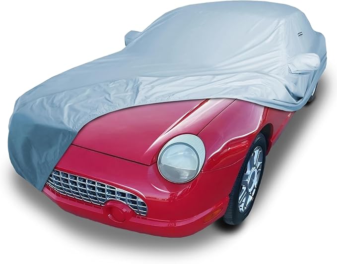 iCarCover Custom Car Cover for 2002-2005 Ford Thunderbird, Waterproof All Weather Rain Snow UV Sun Hail Protector for Automobiles, Automotive Accessories Full Exterior Indoor Outdoor Car Cover