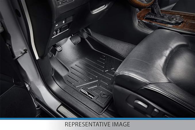 MAXLINER Custom Floor Mats 2 Row Liner Set Compatible with 2017-2025 Ford F-250