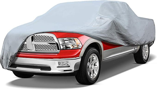 Leader Accessories Truck Car Cover, All-Weather, Fits Pickups 241–250" | Waterproof, Breathable & Windproof Protection Against Rain, Snow, UV & Dust, Xtreme Guard Full Cover for Indoor & Outdoor Use