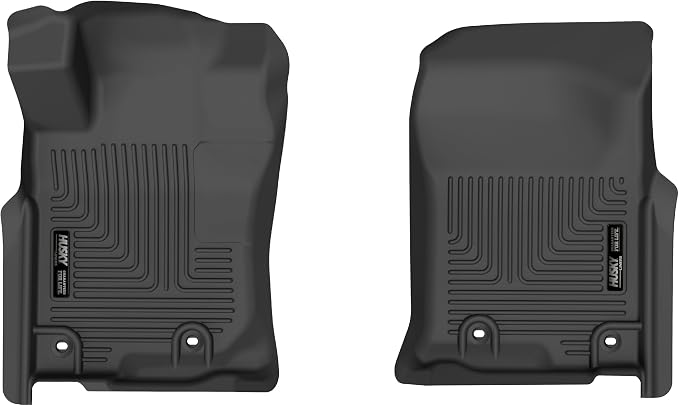 Husky Liners Weatherbeater Floor Mats | Fits 2013-2024 Toyota 4Runner, 2014-2023 Lexus GX460 | Front Row, 2-pc Black - 13721