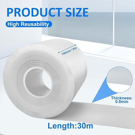 Press Brake Urethane Die Protection Film for Mark-Free Bending Solution, Durable Protective Coating for Defense Against Scratches, and Rust from Metal-on-Metal Contact (6" X .030" X 100')