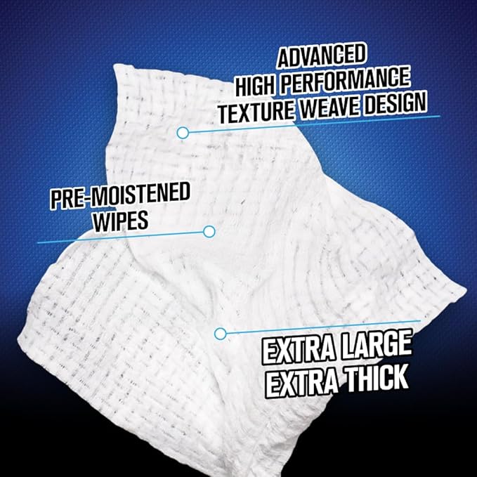 Chemical Guys Total Interior Cleaner and Protectant Canister Wipes 2-Pack | For cars, trucks, and RVs, 60 count multi-surface wipes, 2-canister pack, multi-surface interior cleaning