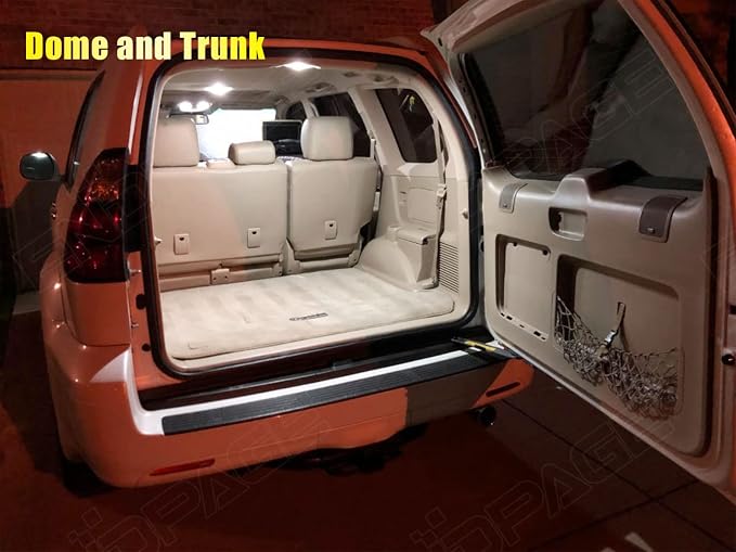 18-Pieces GX460 LED Interior Light Kit Package Compatible with Lexus GX460 2010 2011 2012 2013 2014 2015 2016 2017 2018 2019 2020 Interior LED Lighting Package + Back Up Lights, Install Tool
