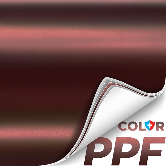 ColorFusion PPF by VViViD, Matte Stealth Demon Black Dry Apply PPF Vinyl Car Wrap Roll 60ft x 5ft
