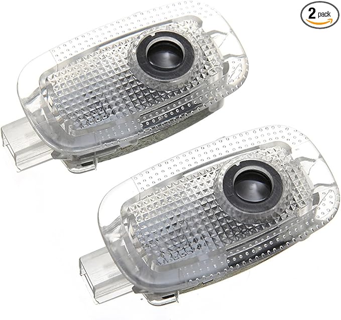 2 Pcs Non-Fading Car Door LED Style Logo Projector Welcome Lamp Door Light Puddle lights Kit Compatible with Accessories W221 S Class 2008 2013 S500 S350 S63 S65 (S Class, W221 2006–2013)