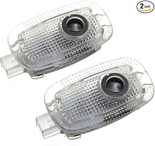 2 Pcs Non-Fading Car Door LED Style Logo Projector Welcome Lamp Door Light Puddle lights Kit Compatible with Accessories W221 S Class 2008 2013 S500 S350 S63 S65 (S Class, W221 2006–2013)