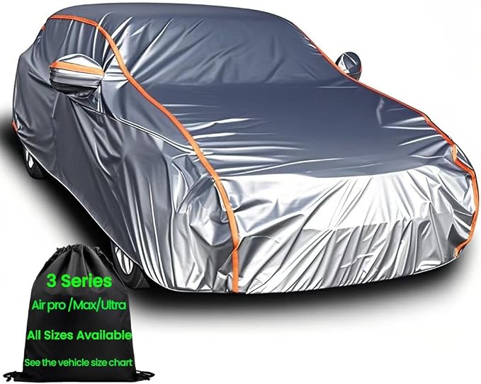 Outdoor Wagon Cover Waterproof All Weather Rain UV Protection Heavy Duty Car Covers for Automobiles Full Exterior Cover Fit Wagon 178" to 191"