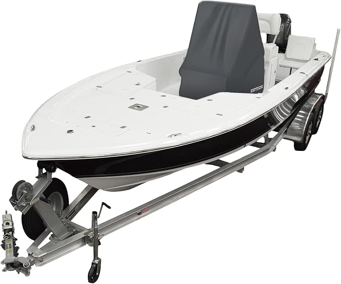 GOODSMANN Boat Center Console Cover 600D Heavy Duty Fits Console Models Up to 58'' Height, 45'' Length, 34'' Width ‎9411-21101-01A