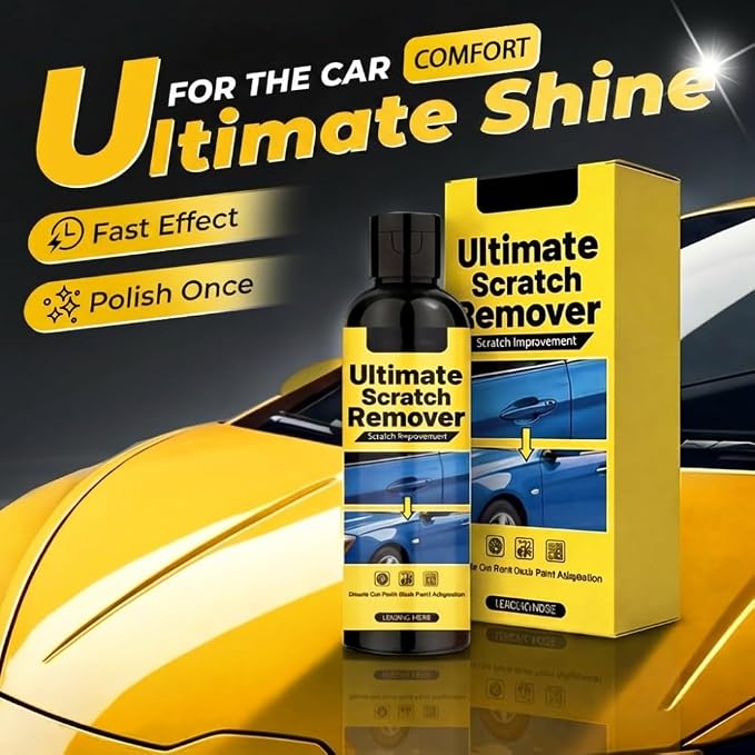 Car Scratch Repair Wax, 2026 New Upgrade Car Scratch Remover Wax with Sponge and Towel, Professional Car Paint Repair Compound for Deep Scratches, Automotive Scratch Repair Kit for Car ，3 Set
