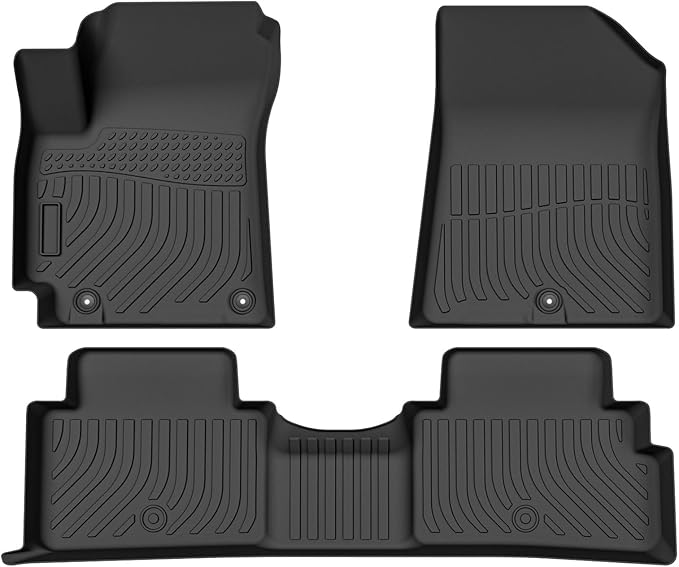Priprilod Floor Mats Fit for Kia Soul 2020-2025 All Weather Protector TPE Floor Liners Custom Fit Car Mats Non-Slip