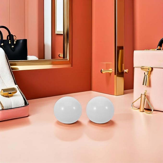 20pcs Hemispherical Makeup Mirror Globe Covers Replacement for LED Vanity Light Bulb Guard Shells Small Bulb Shade Accessories for Bathroom and Dressing Table