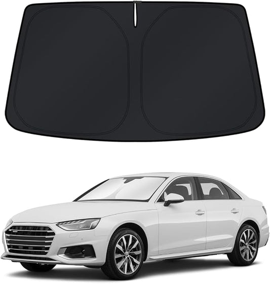 KUST Windshield Sun Shade for Audi A4 / A5 / S5 / RS5 2018-2022 2023 2024 2025 Window Accessories Shade Sun Visor Cover Foldable Block UV Rays