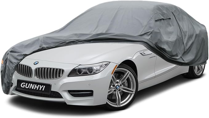 GUNHYI Premium Car Cover Custom Fit BMW Z4(2002-2008), 16 Layers Heavy Duty Car Cover Waterproof All Weather with Zipper Door for Sun Rain Snow Dust Uv Protection