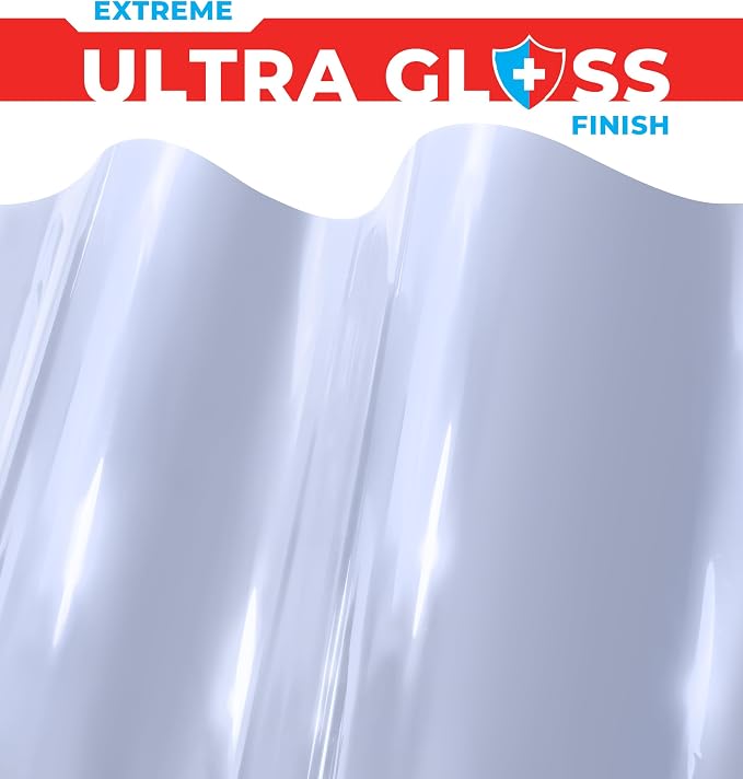 ColorFusion PPF by VViViD, Gloss Ice Blue Dry Apply PPF Vinyl Car Wrap Roll 1ft x 5ft