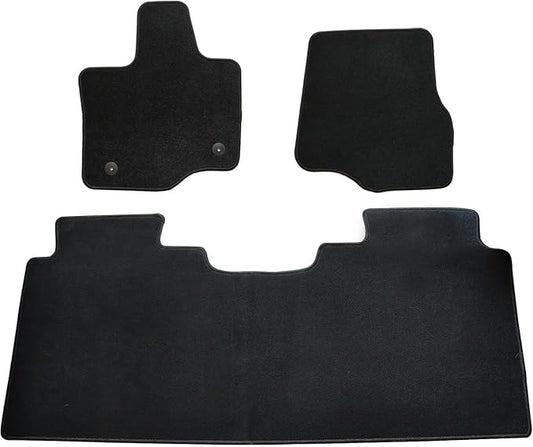 GXARTS Waterproof Car Floor Mats Carpet Durable Anti-Slip Fit for Ford F-150 2015 2016 2017 2018 2019 2020 | All-Weather Automotive Floor Mat Liner Front+Rear Set Full