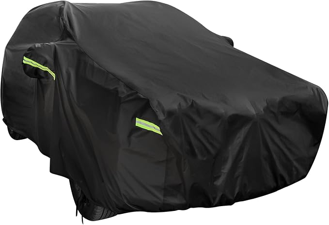 Waterproof SUV Car Covers for Automobiles, All Weather Outdoor Full Exterior Cover fit SUV Length 181-191 inch