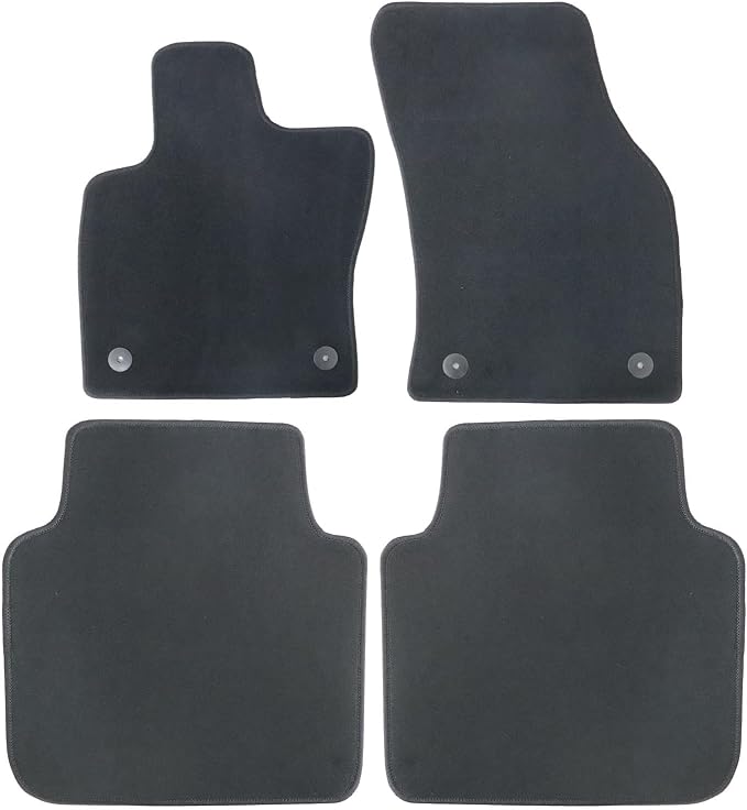 GXARTS Car Waterproof Floor Mats Carpet Full Set Compatible with Volkswagen Tiguan 2018 2019 2020 2021 2022 2023 2024 | All-Weather Protect, Non-Slip Backing Automobile Floor Liner