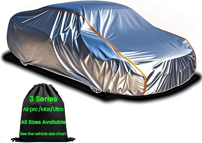 Outdoor Sport Car Cover for Automobiles All Weather Waterproof Heavy Duty Full Exterior Cover UV Rain Protection Fit Coupe Under 163"