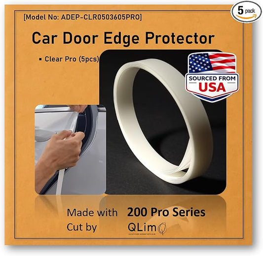 [3M]-5doors(Pro) Customized Car Door Edge Protector Made with 3M PPF | Made with 3M Paint Protection Film Pro Series, Clear(Transparent), Anti Scratch, Universal Fit for Most Cars