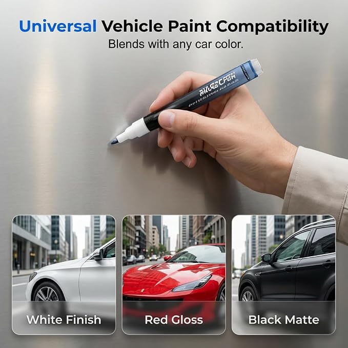 Magic Car Scratch Remover Pen, Universal Car Scratch Removal Pen, Quick Paint Repair Pen for Scratches and Paint, Easy Use Car Touch Up Pen Fits All Car Colors (3PC)