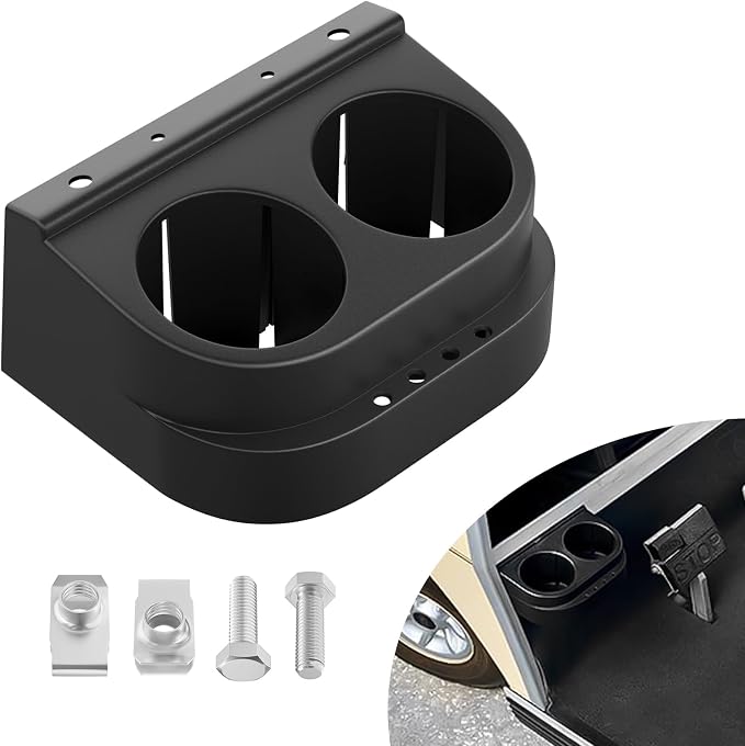 Club Car DS Cup Holder Kit Dual for 1993-Up Golf Cart OEM# 1016811 101708301