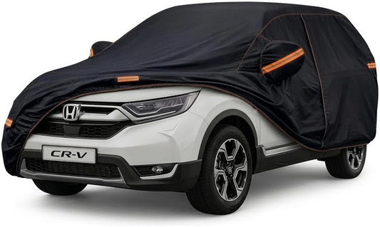 All-Weather Honda CRV CR-V Car Cover (1997–2026) - Waterproof Heavy Duty SUV Cover Custom Fit for 1997–2026 Honda CRV LX, EX, EX-L, Sport, Sport Touring, Hybrid & SE