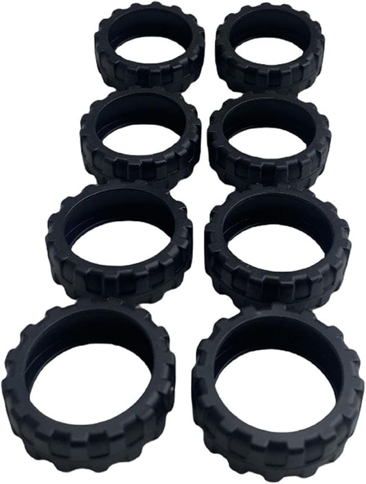 8Pcs Luggage Wheel Covers Suitcase Wheel Protectors for 4.3-5.5cm | Silicone,Shock-absorbing,Anti-Slip and Noise Reduction
