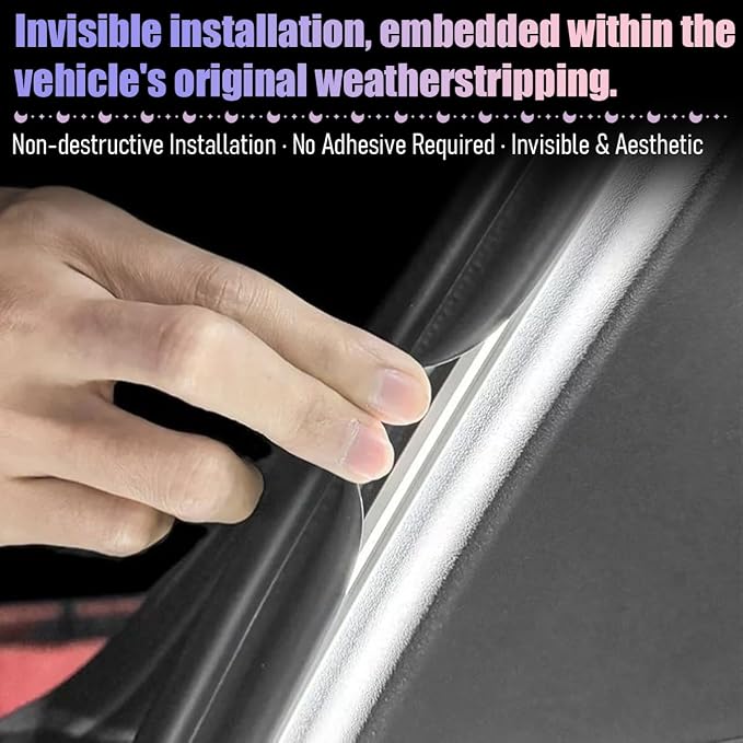 Car Trunk LED Light Strip, 157.5" Flexible Embedded Silicone Vehicle Interior Cargo Area Ambient Lighting, Automotive Trunk LED Light Strip Decor, Universal for SUV Van Truck (Blue)
