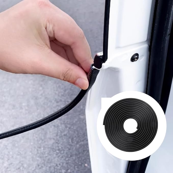 Edge Trim Black Small, Flexible PVC Edge Protector,Rubber U Channel Edge Trim,Fits Edge 1/16 to 1/8 Inch (65FT)