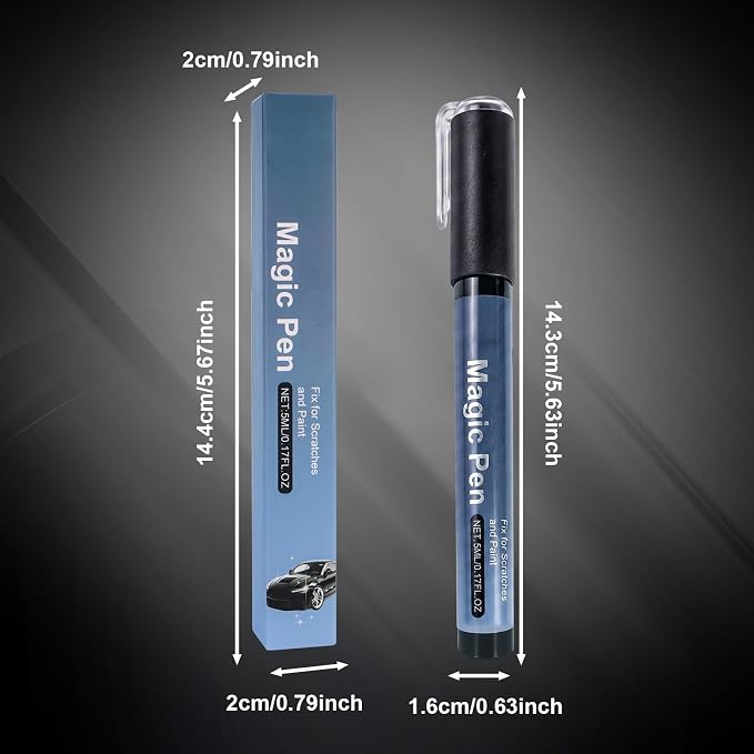 Magic Car Scratch Remover Pen, 2Pcs Car Paint Repair Pen Portable Auto Scratch Remover, Universal Car Touch Up Pen for All Cars Paint Scratches Repair111