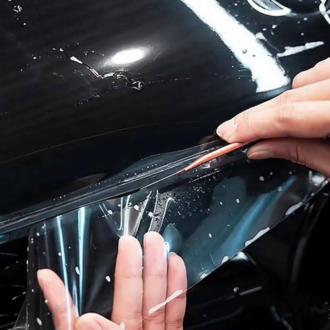 HOHOFILM TPU PPF Hydrophobic Clear Paint Protection Film Self Healing Car Clear Glossy Wrap Film (X12 MAX, 60"X78")