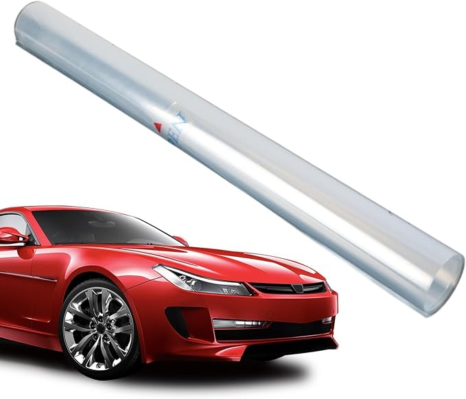 Clear Paint Protection Film PPF Roll 50×200cm Self Healing Clear Bra Film | Non-Yellowing High Stretch Conformable Vinyl Wrap For Car Truck SUV, Scratch & UV Resistant Protection