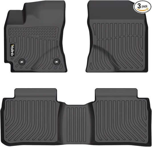 Wailtnb-Floor Mats for Toyota Corolla 2014-2019 (Only Sedan) Waterproof Durable Easy to Clean All Weather Car Mat Custom Fit for Toyota Corolla Accessories Black